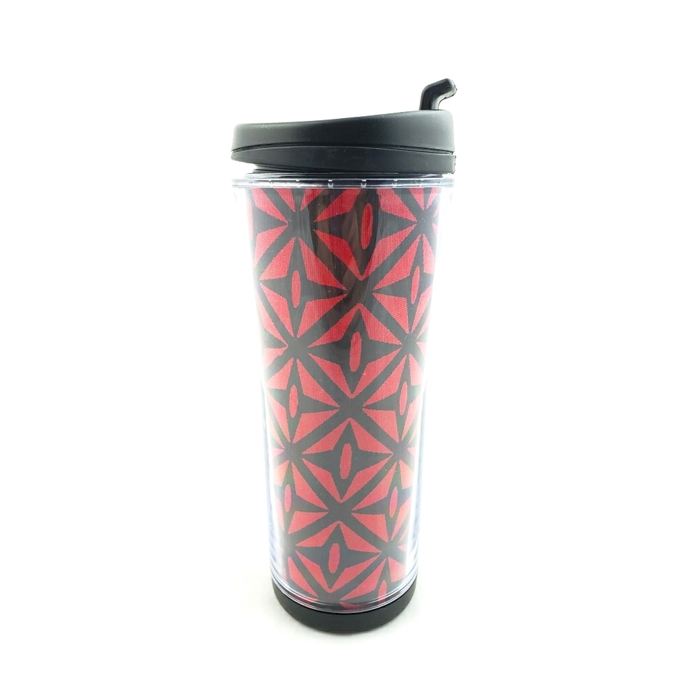 COPY - Starbucks 2008 12oz Travel Cup Rwanda Patterned